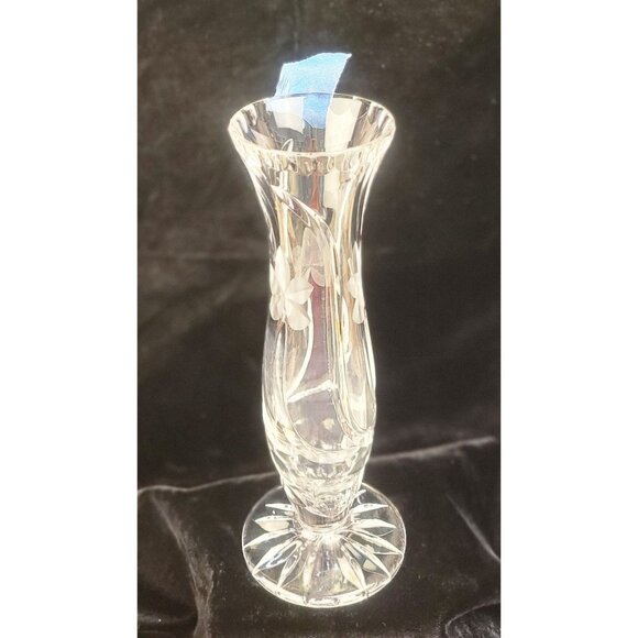 Vintage Crystal Bud Vase - Picture 5 of 13